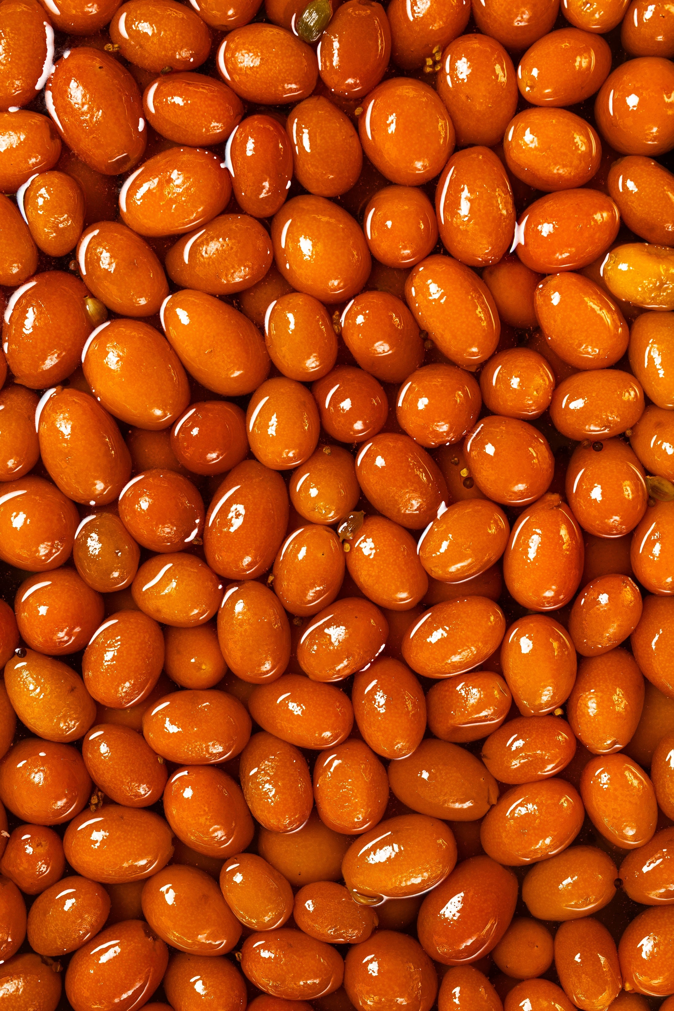 Quinotos en almíbar